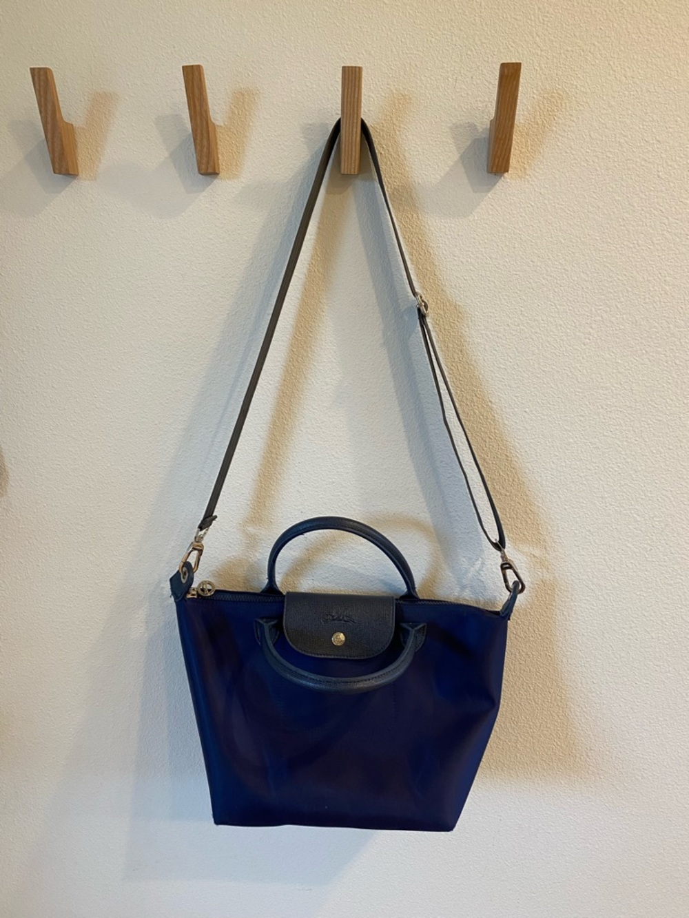 Longchamp Le Pliage Neo Nylon Bag with handles and adjustable strap * flawed - Picture 3 of 15